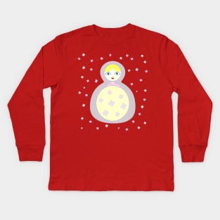 Russian matryoshka doll Kids Long Sleeve T-Shirt